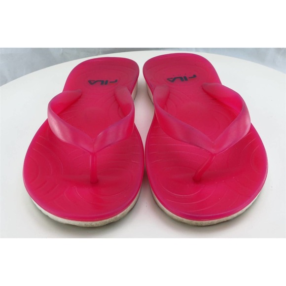 FILA Sport Sz 7-8 M Pink Flip Flop Synthetic‎ Women Sandals - Picture 2 of 10
